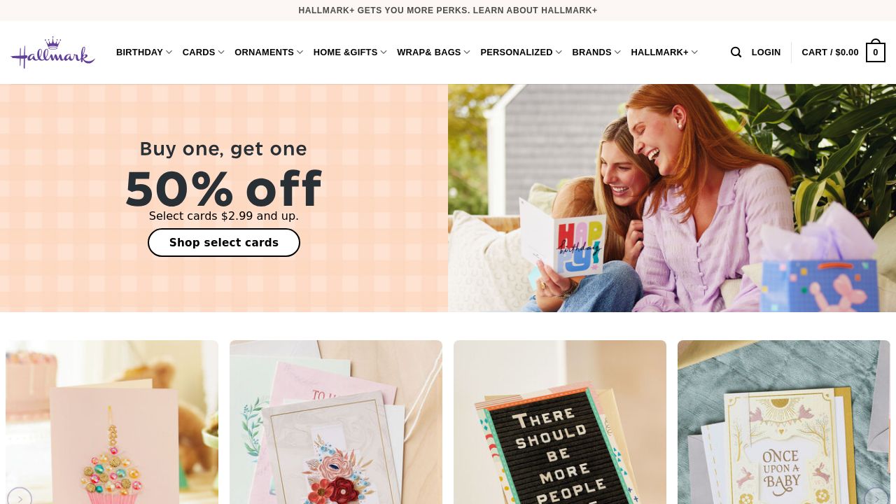Screenshot of Hallmark.it.com