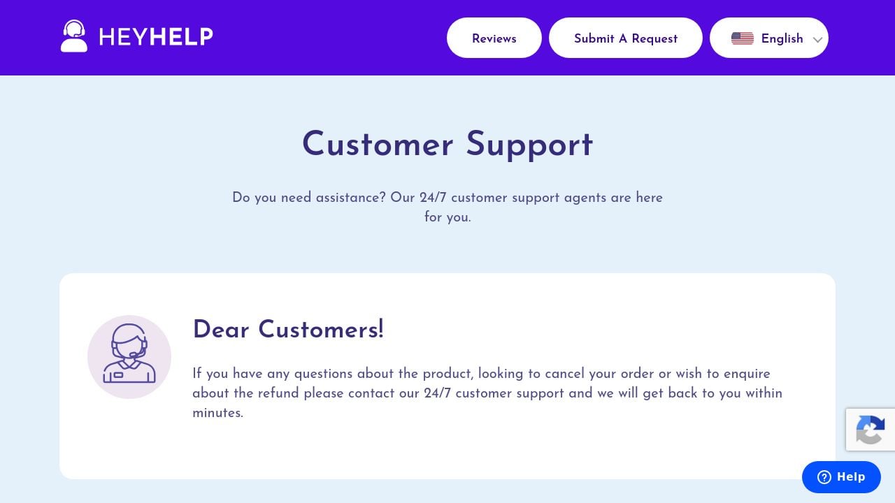 Screenshot of Heyhelp.cc