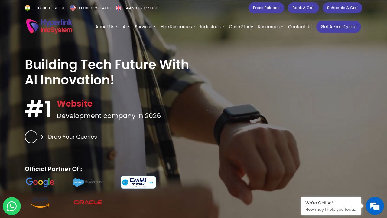 Screenshot of Hyprlnkinfosystech.com
