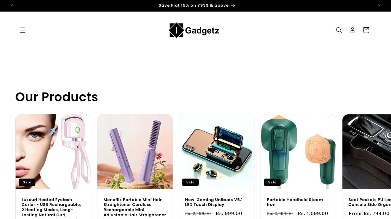 Screenshot of Igadgetz.co.in