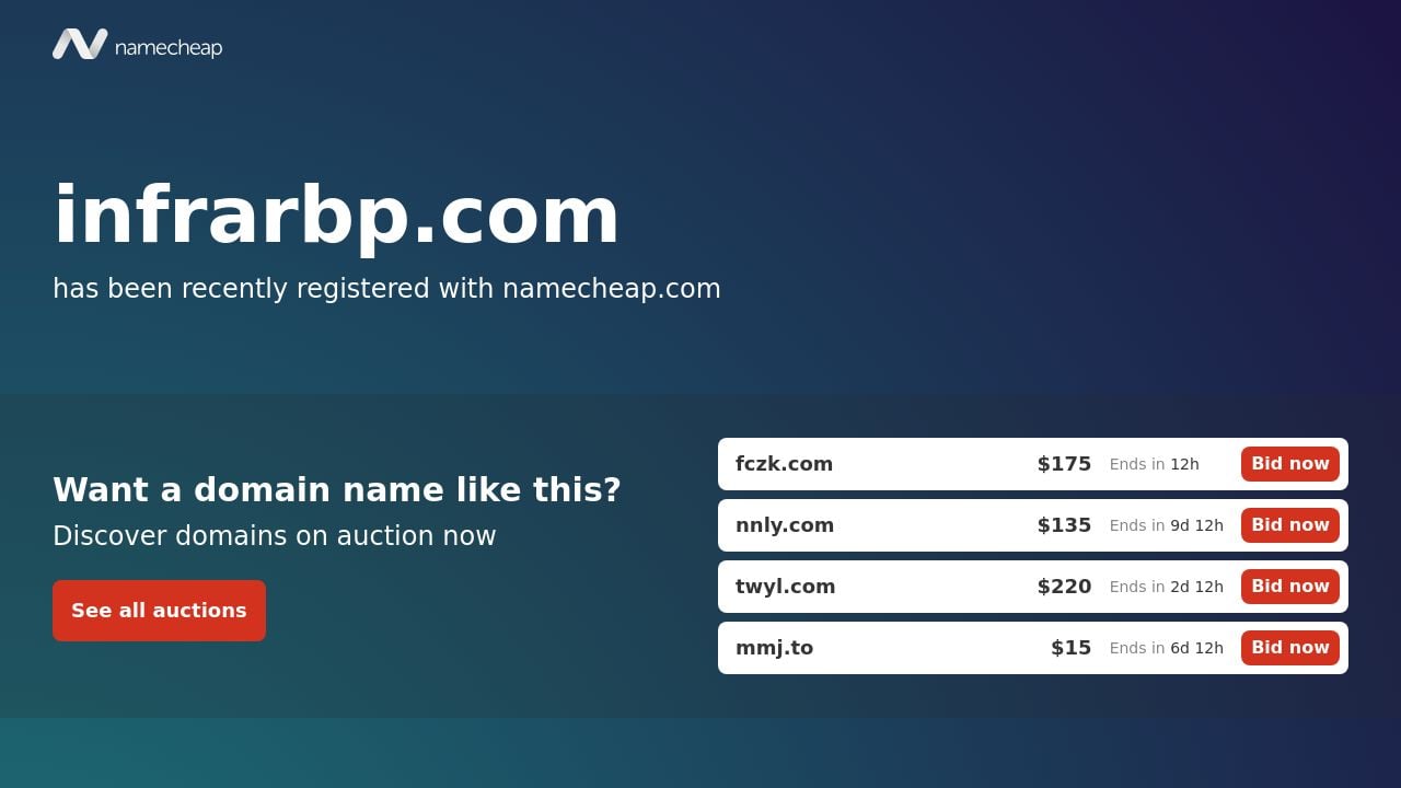 Screenshot of Infrarbp.com