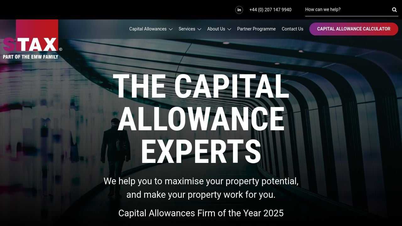Screenshot of Instantstax.com