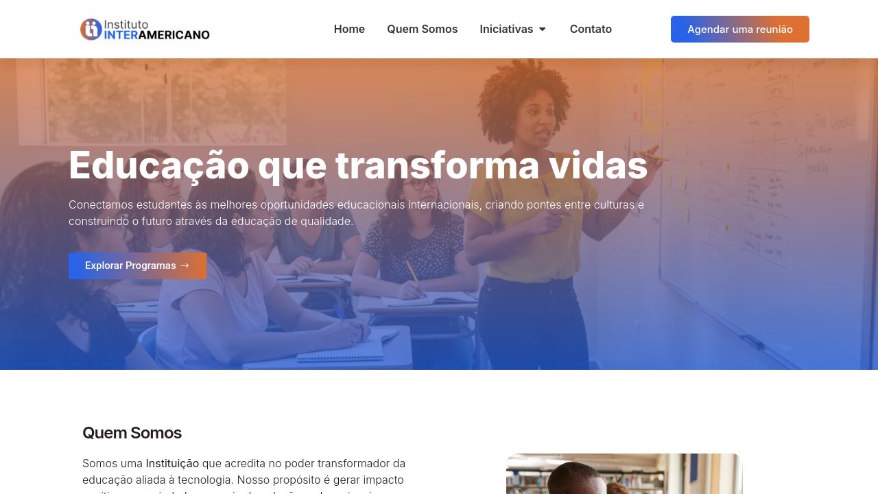 Screenshot of Institutointeramericano.org