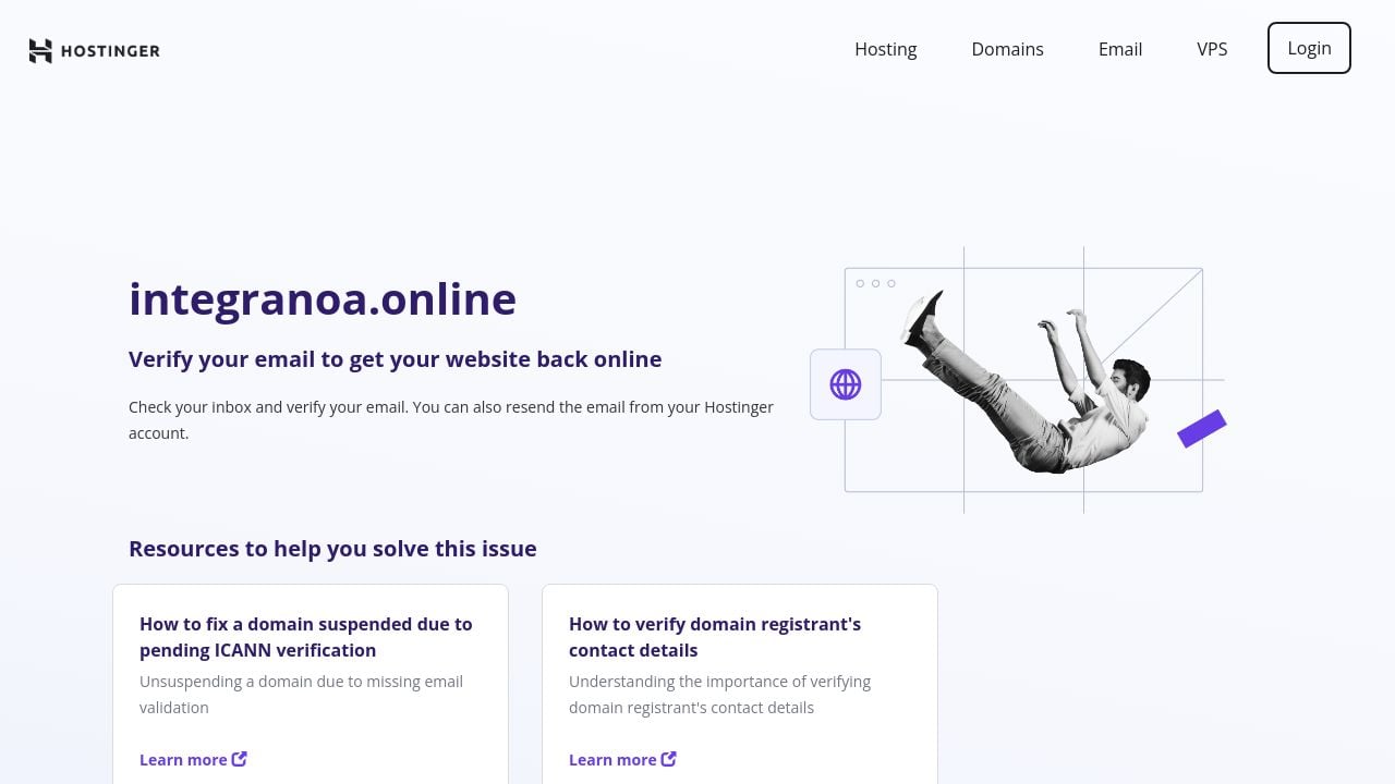 Screenshot of Integranoa.online