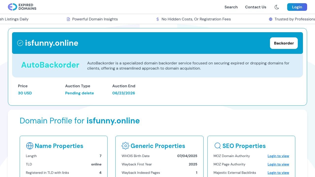 Screenshot of Isfunny.online