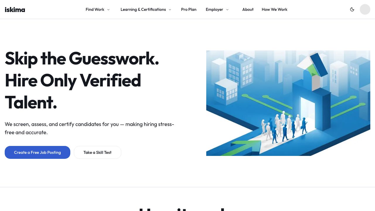 Screenshot of Iskima.com