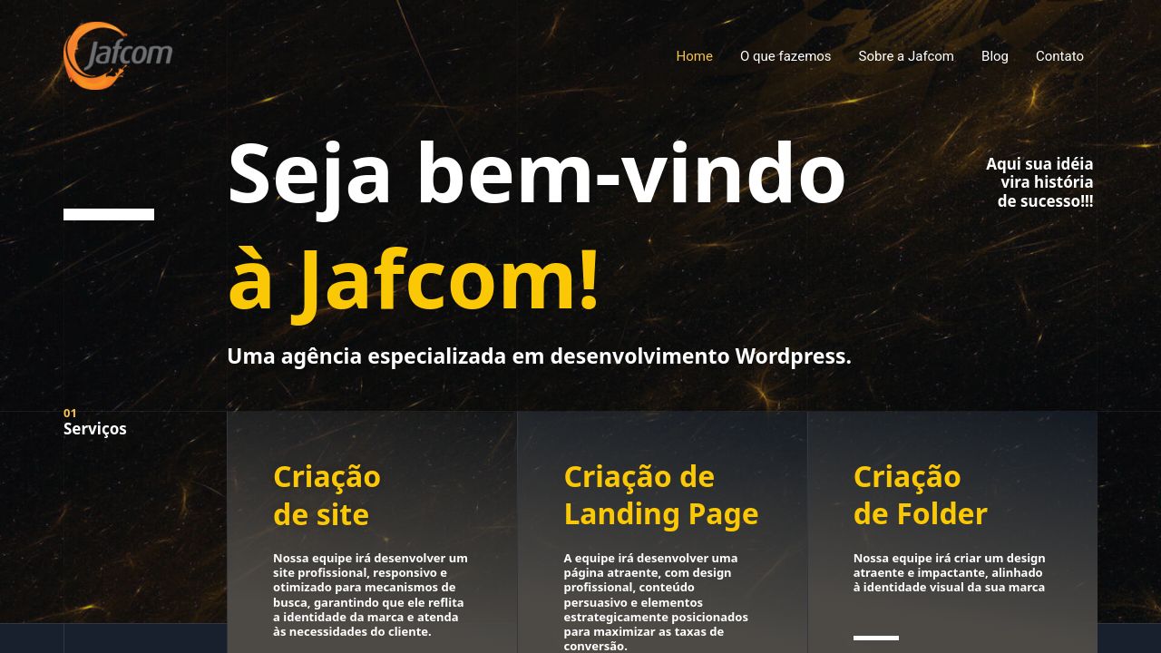 Screenshot of Jafcom.com.br
