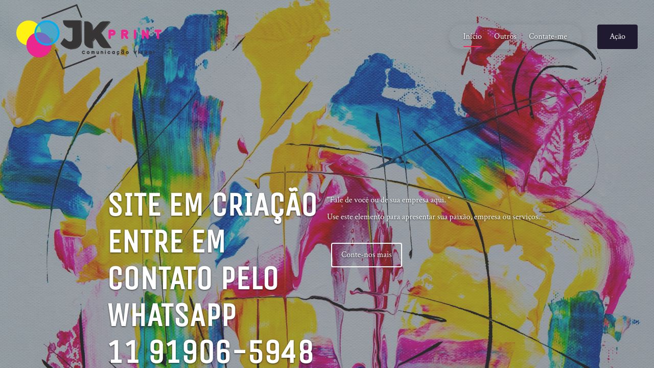Screenshot of Jkprint.com.br