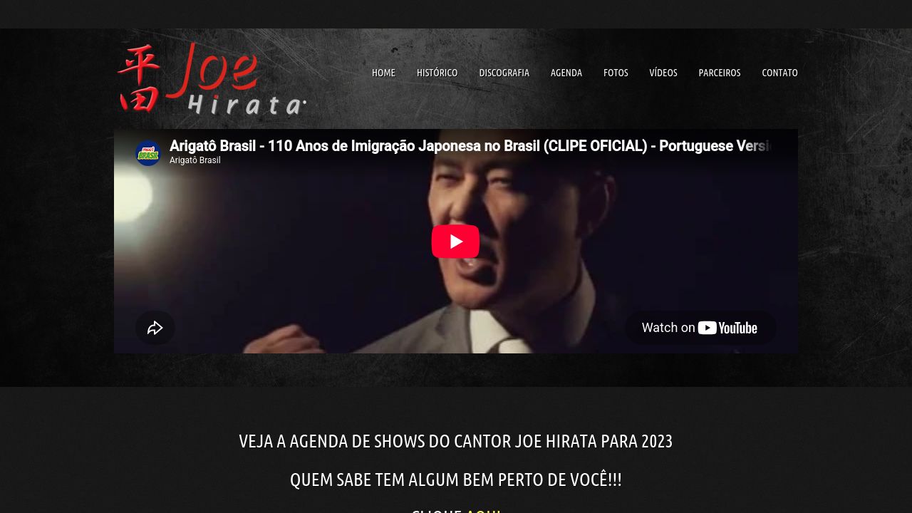 Screenshot of Joehirata.com.br