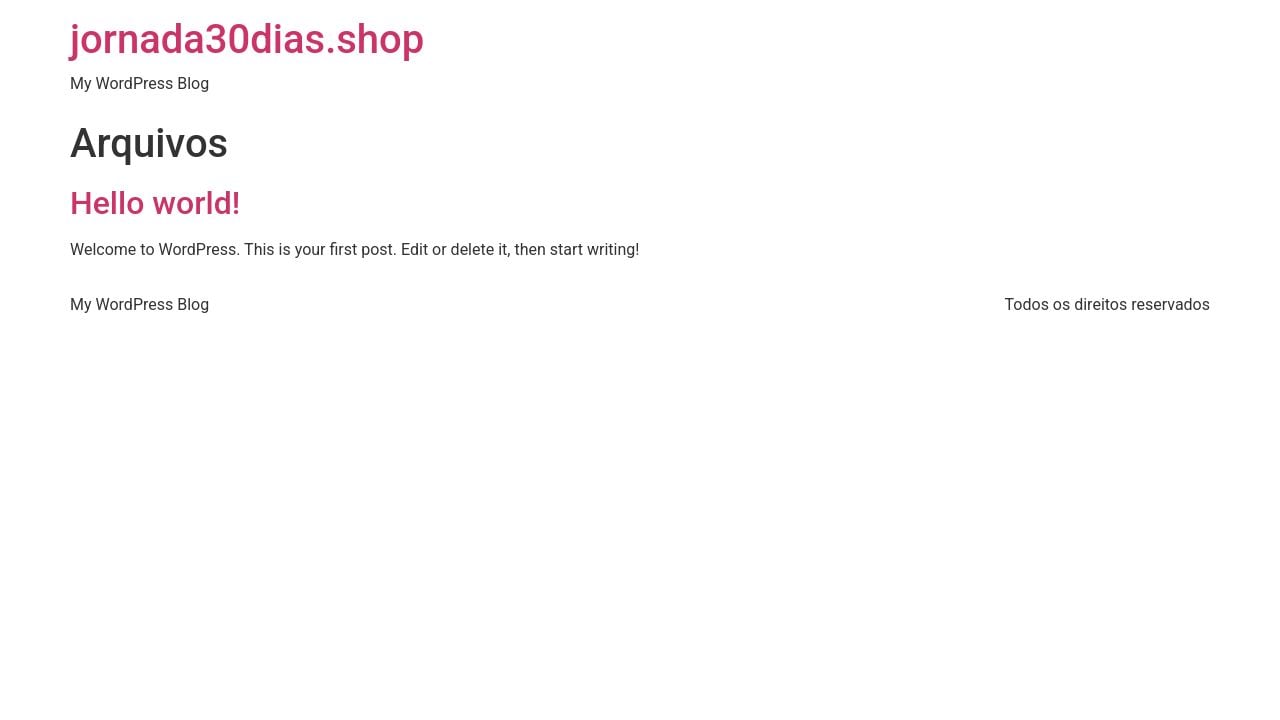 Screenshot of Jornada30dias.shop