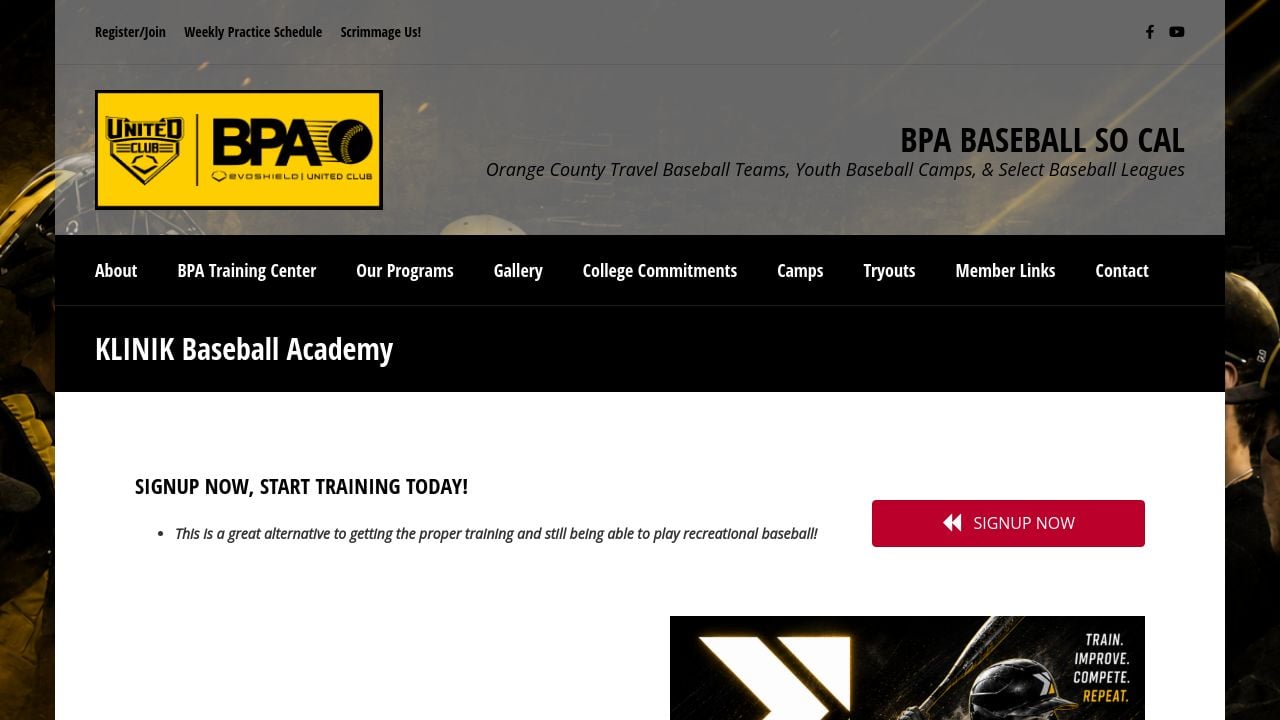 Screenshot of Kliniktraining.com
