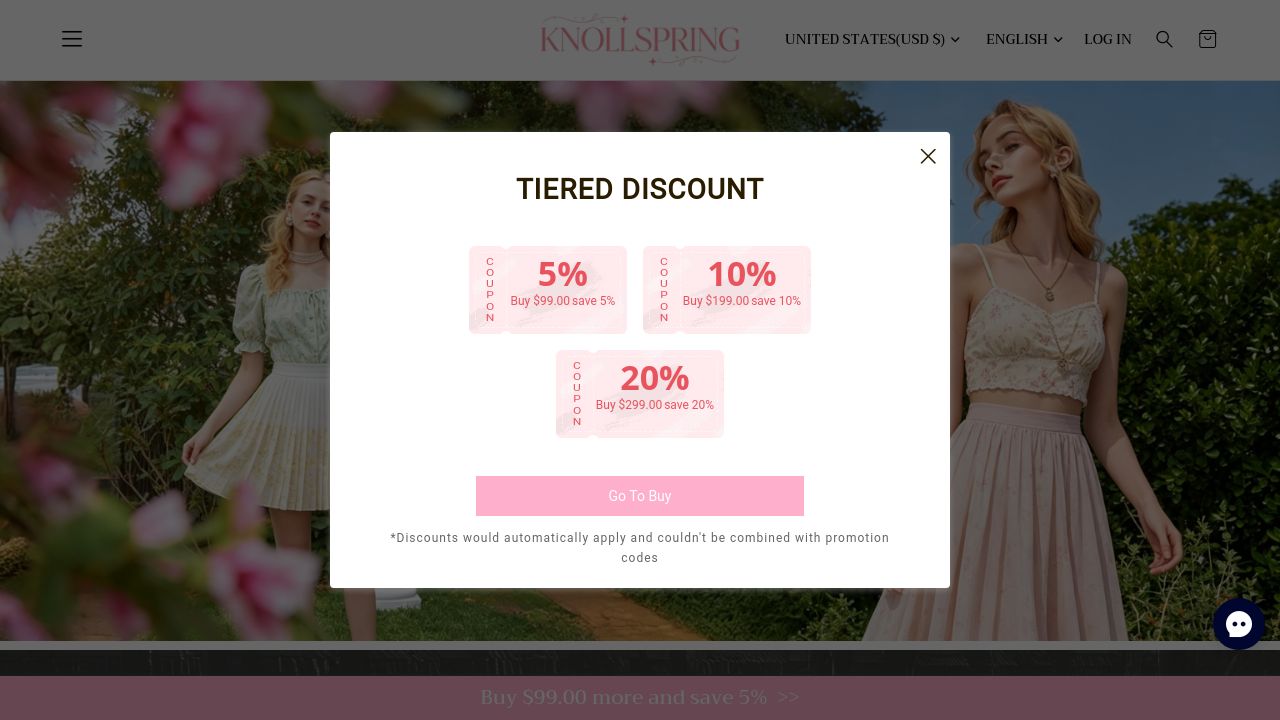 Screenshot of Knollspring.com