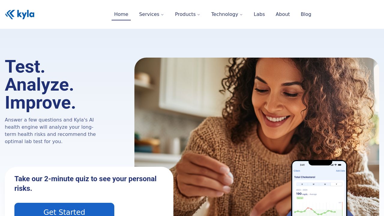 Screenshot of Kyla.com