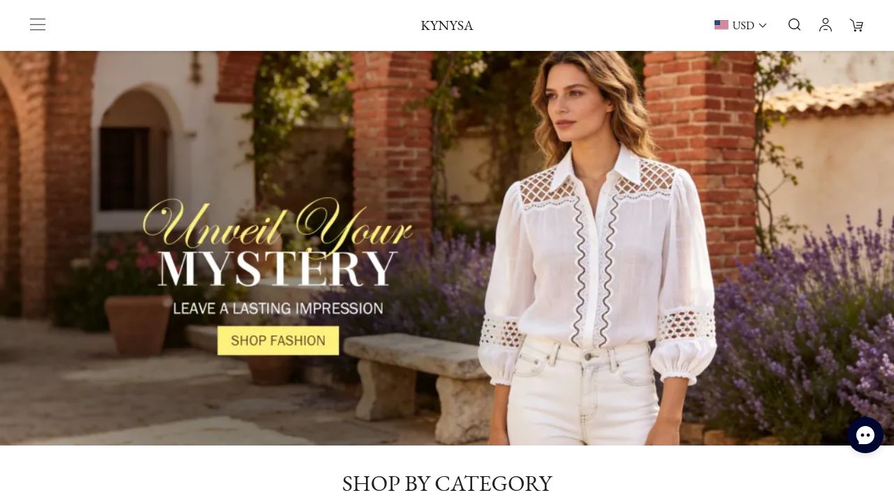 Screenshot of Kynysa.com