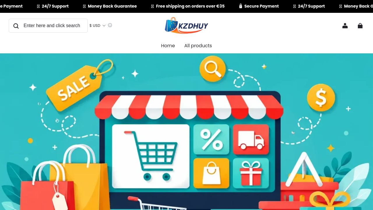 Screenshot of Kzdhuy.com