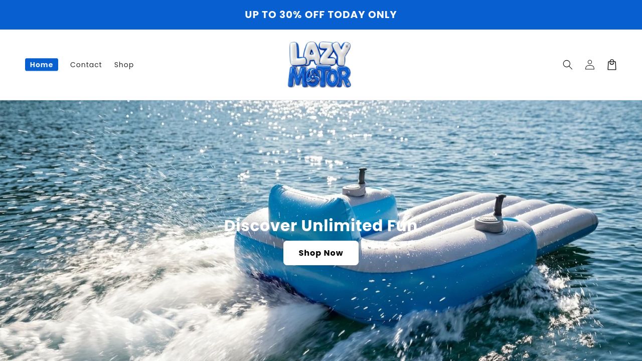 Screenshot of Lazymotor.com