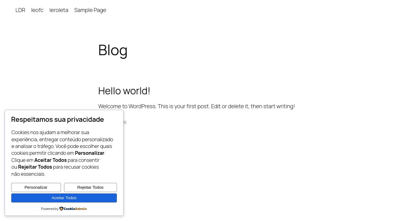 Screenshot of Ledaroleta.com.br
