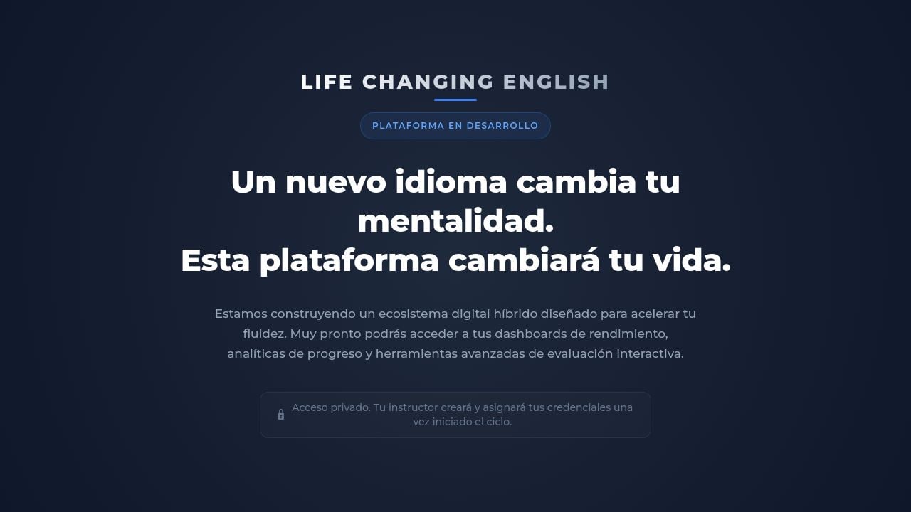 Screenshot of Lifechanging-english.com