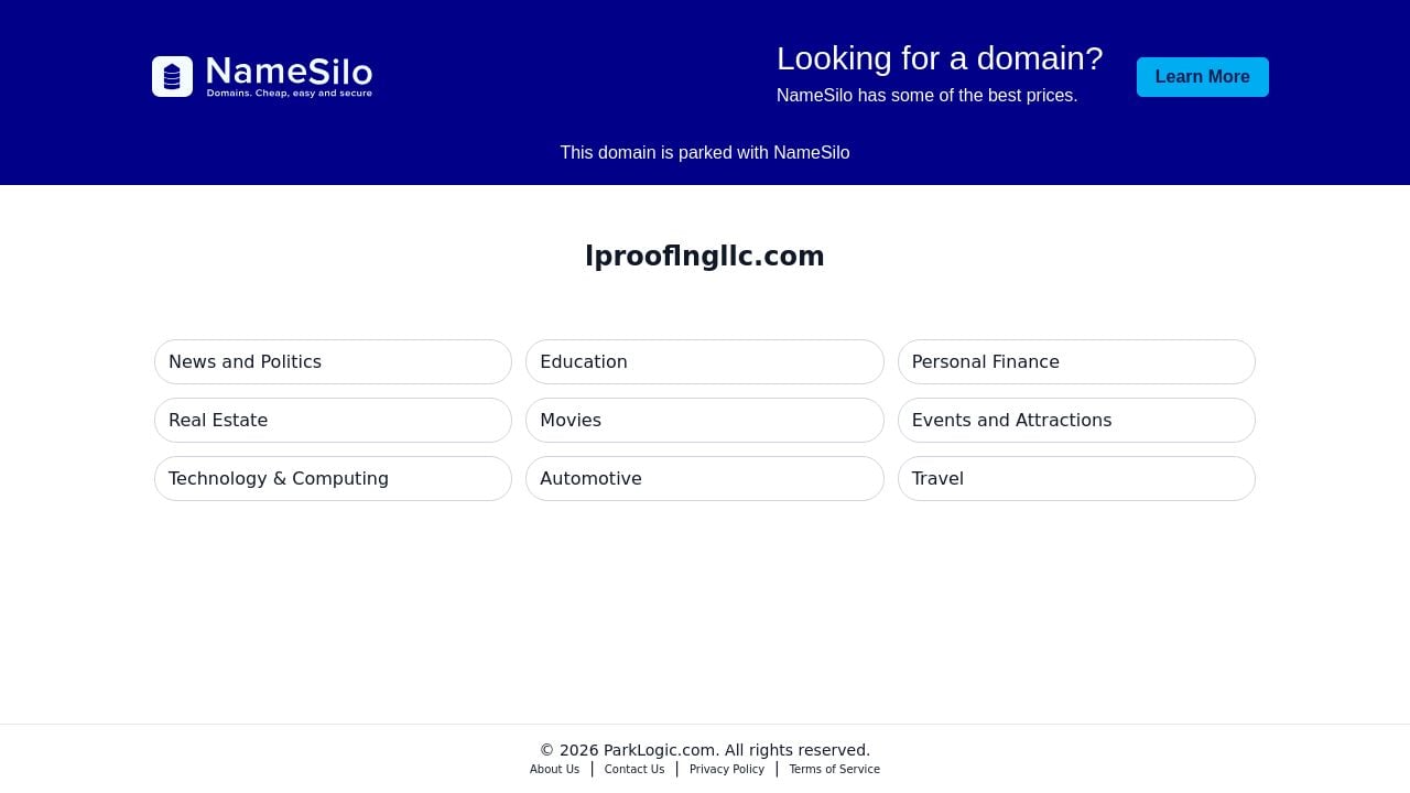 Screenshot of Lprooflngllc.com