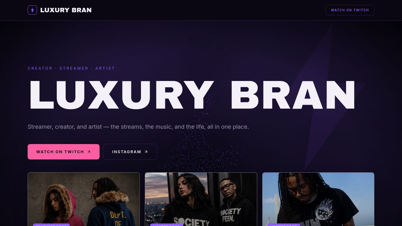 Screenshot of Luxurybran.com