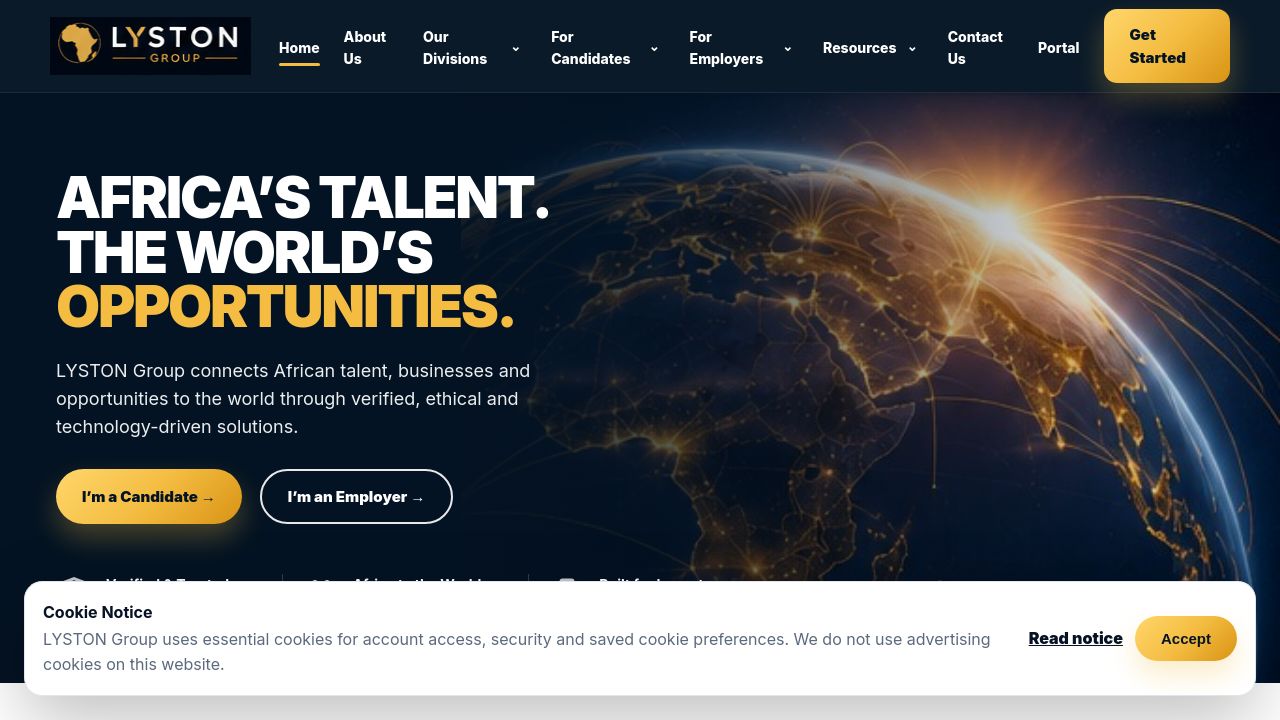 Screenshot of Lystongroup.com