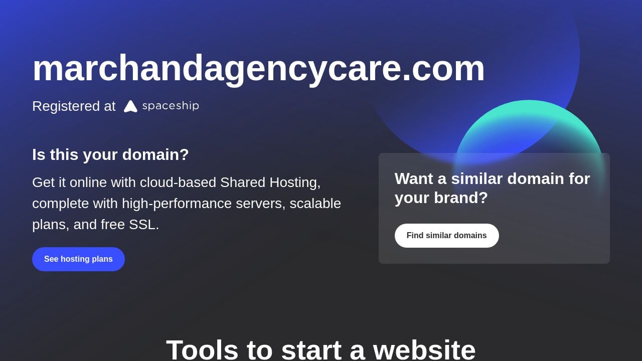 Screenshot of Marchandagencycare.com