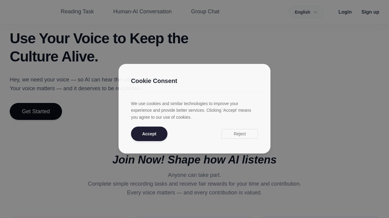 Screenshot of Margvoice.com