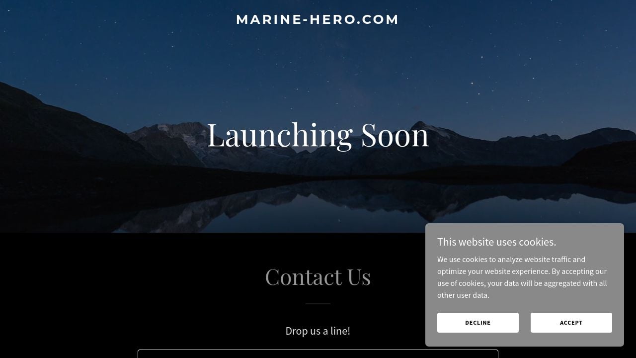 Screenshot of Marine-hero.com