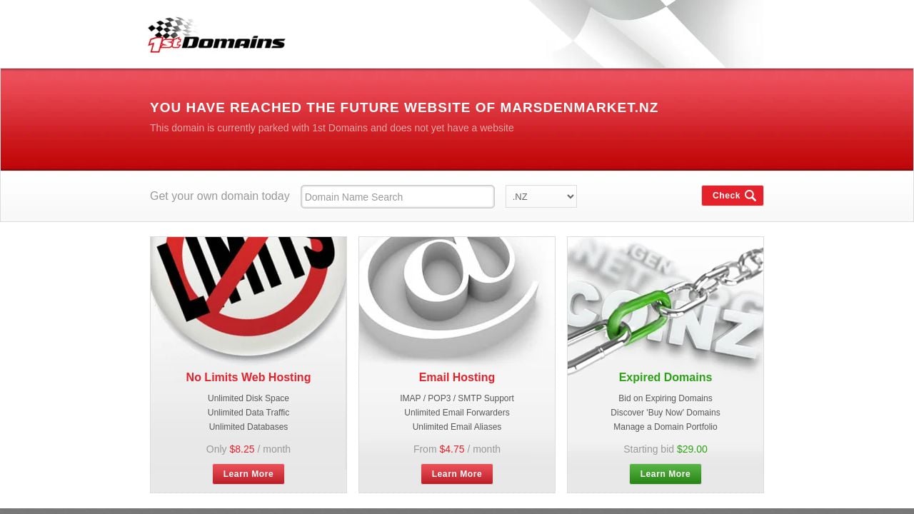 Screenshot of Marsdenmarket.nz