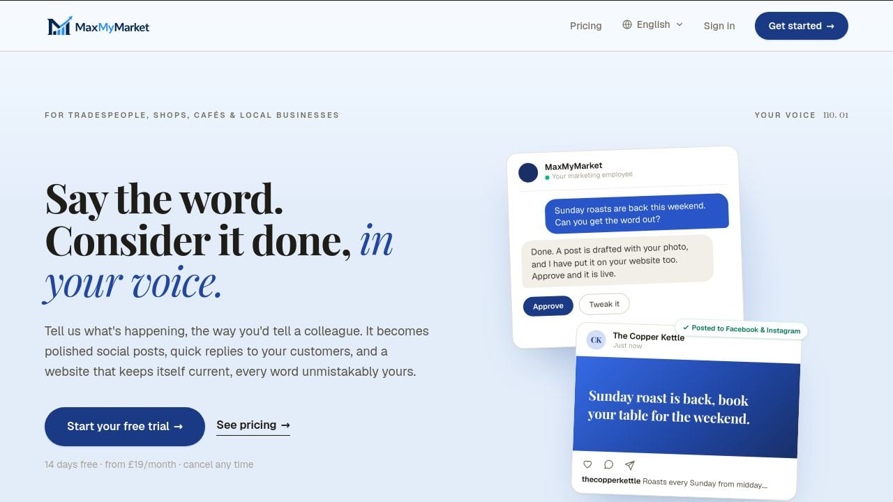 Screenshot of Maxmymarket.com