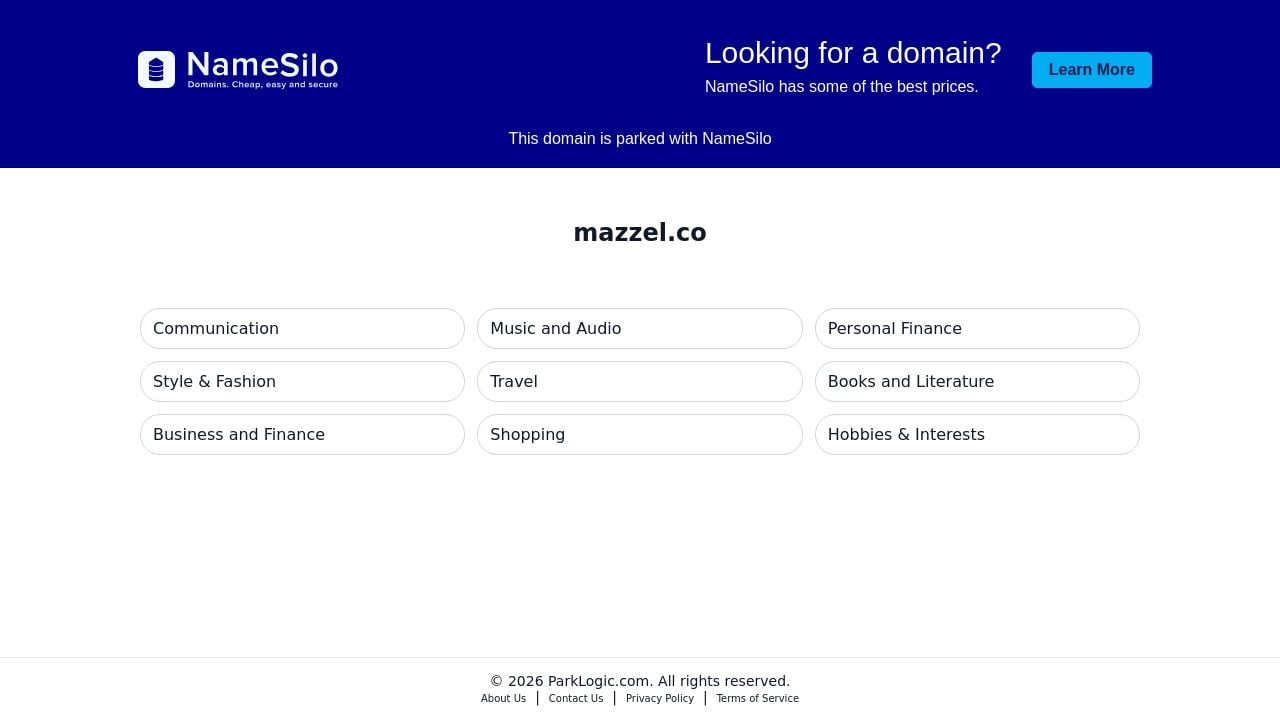Screenshot of Mazzel.co