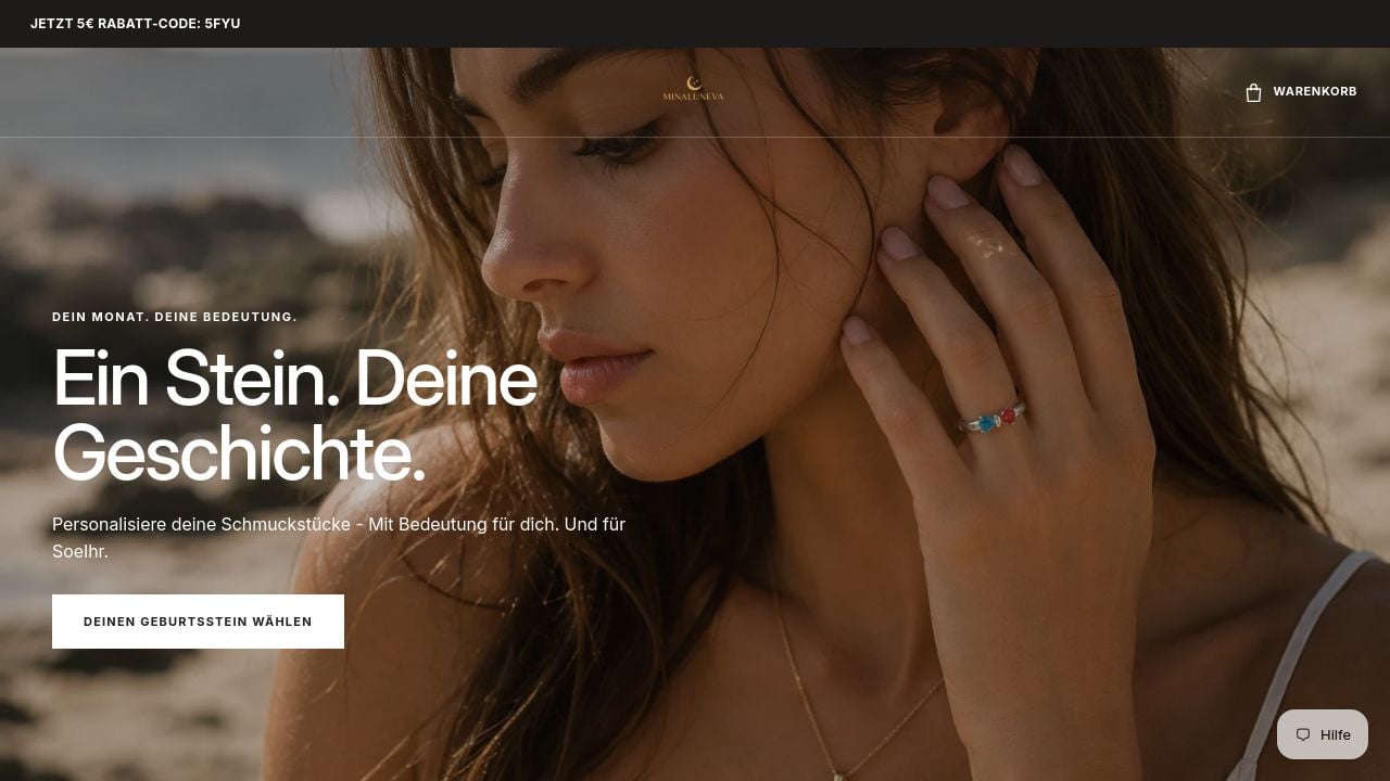 Screenshot of Minaluneva.com