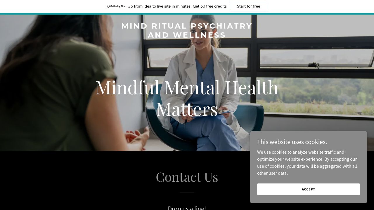 Screenshot of Mindritualpsych.com