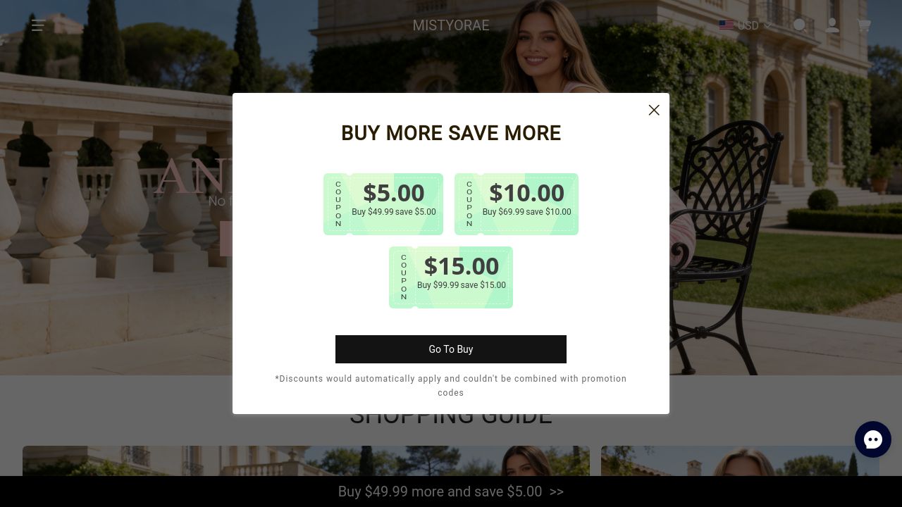 Screenshot of Mistyorae.com