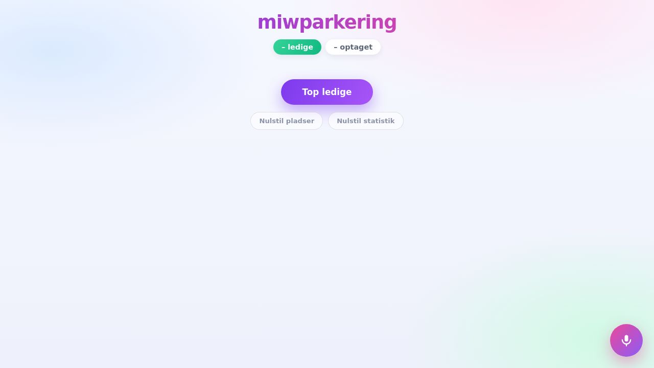 Screenshot of Miwparkering.com