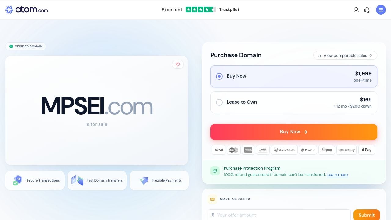 Screenshot of Mpsei.com
