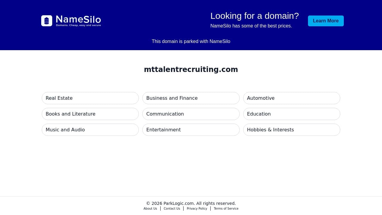 Screenshot of Mttalentrecruiting.com