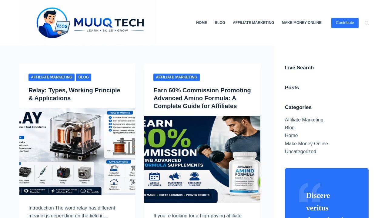 Screenshot of Muuqtech.com