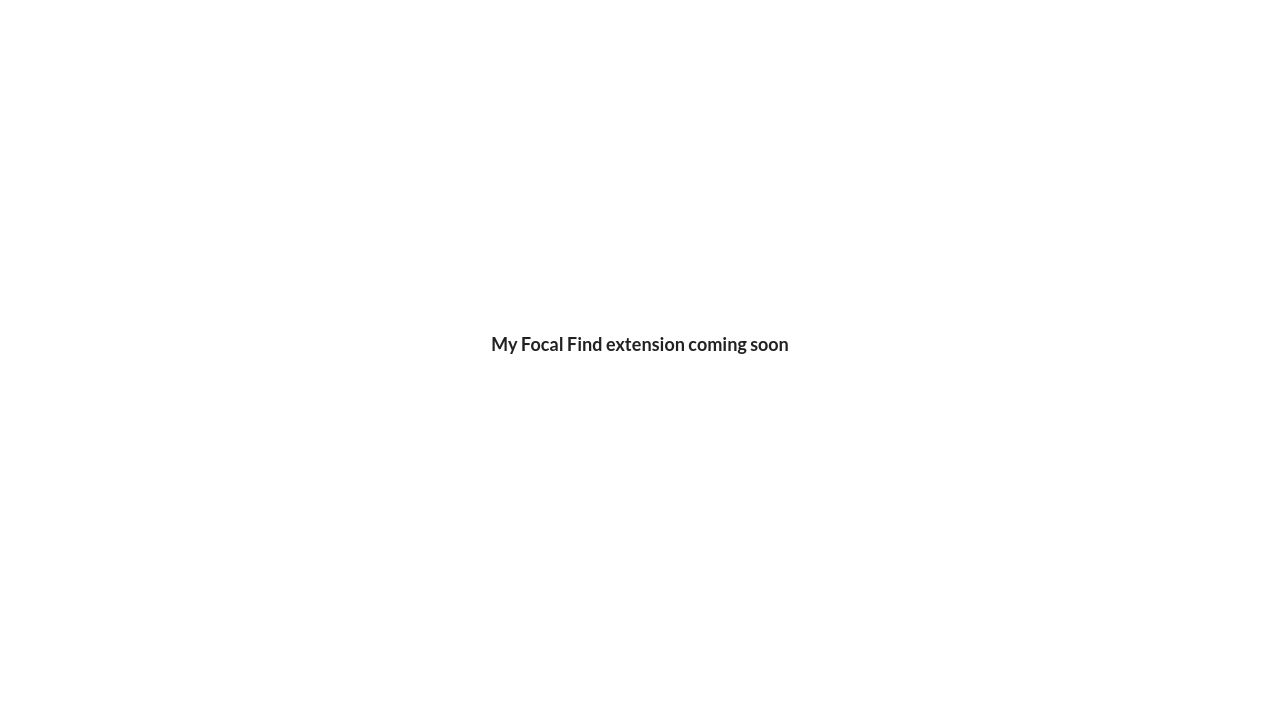 Screenshot of Myfocalfind.com