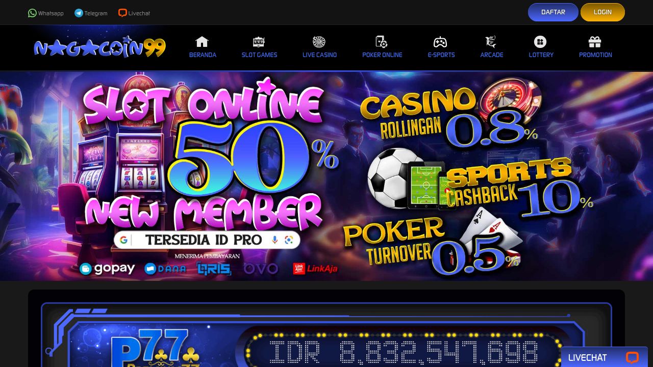 Screenshot of Nagacoin99.org