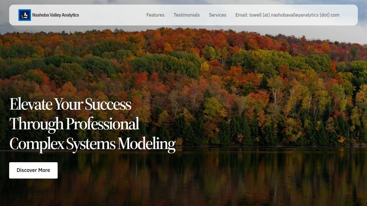 Screenshot of Nashobavalleyanalytics.com