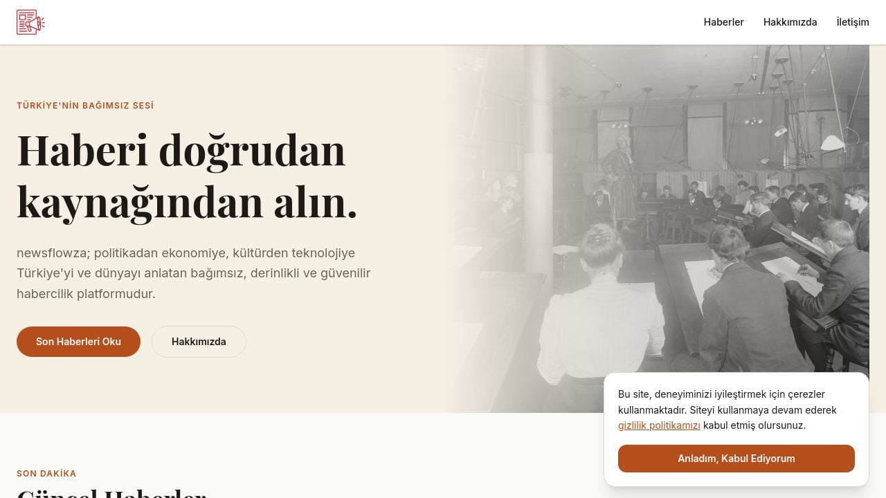 Screenshot of Newsflowza.net