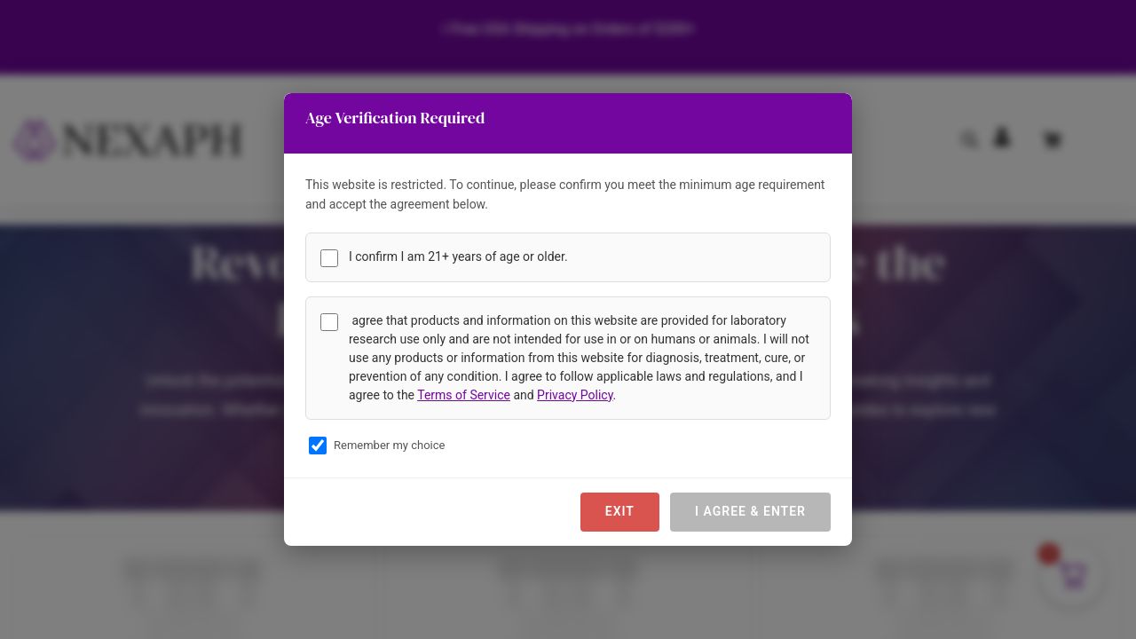 Screenshot of Nexaph.com