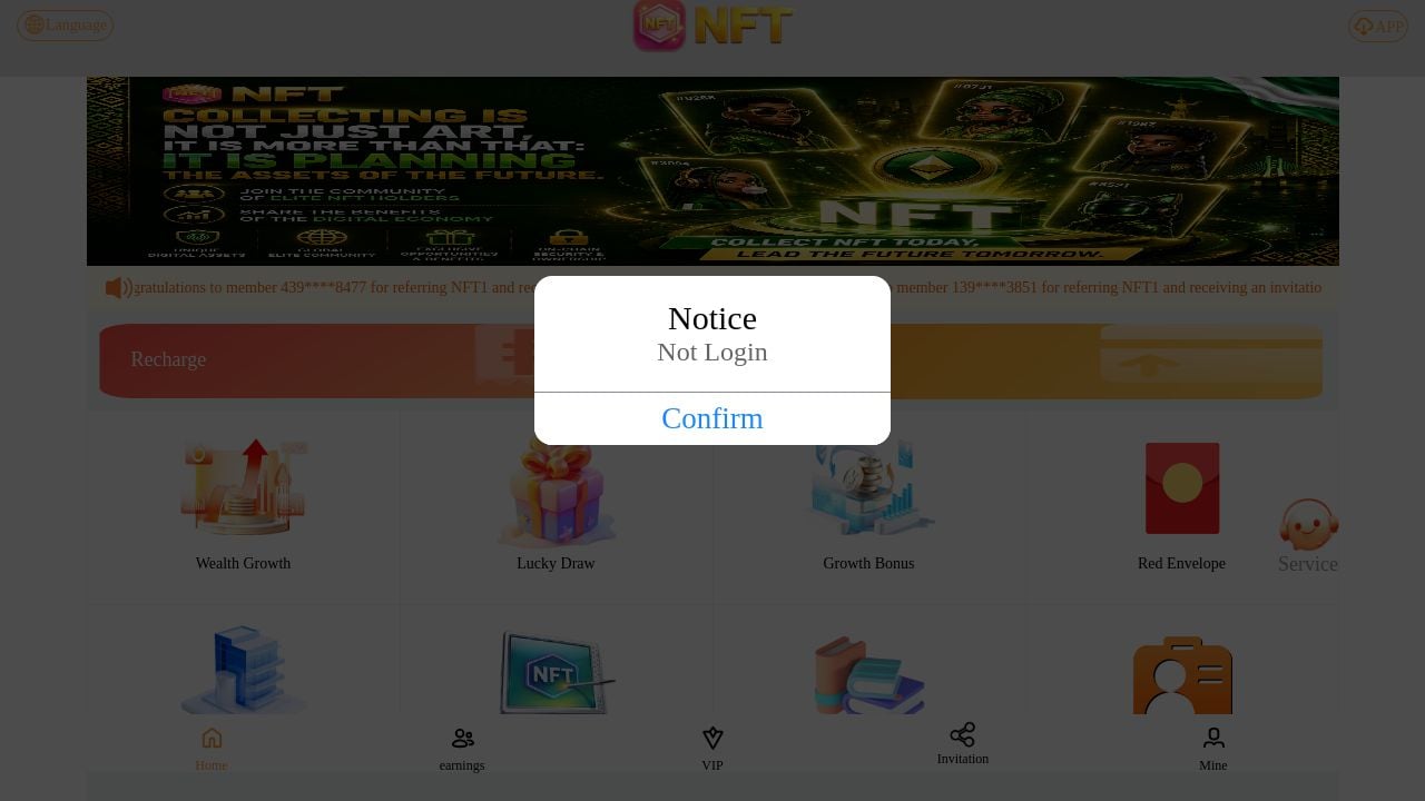 Screenshot of Nftetc.vip