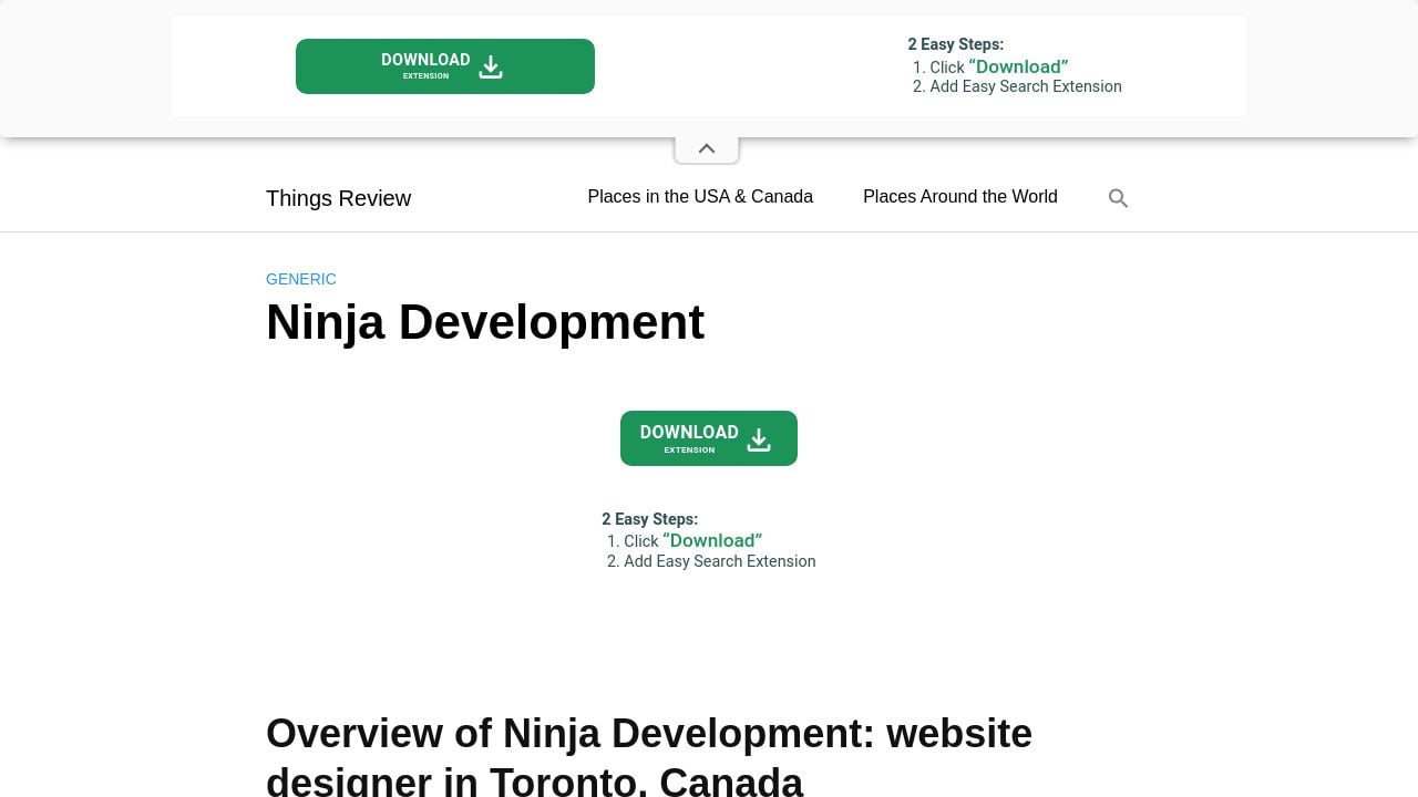 Screenshot of Ninjadevelopment.tech