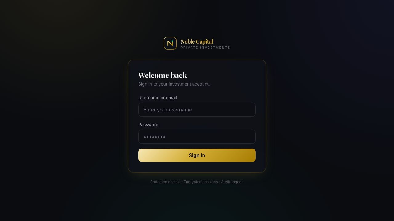 Screenshot of Noblecapital.one