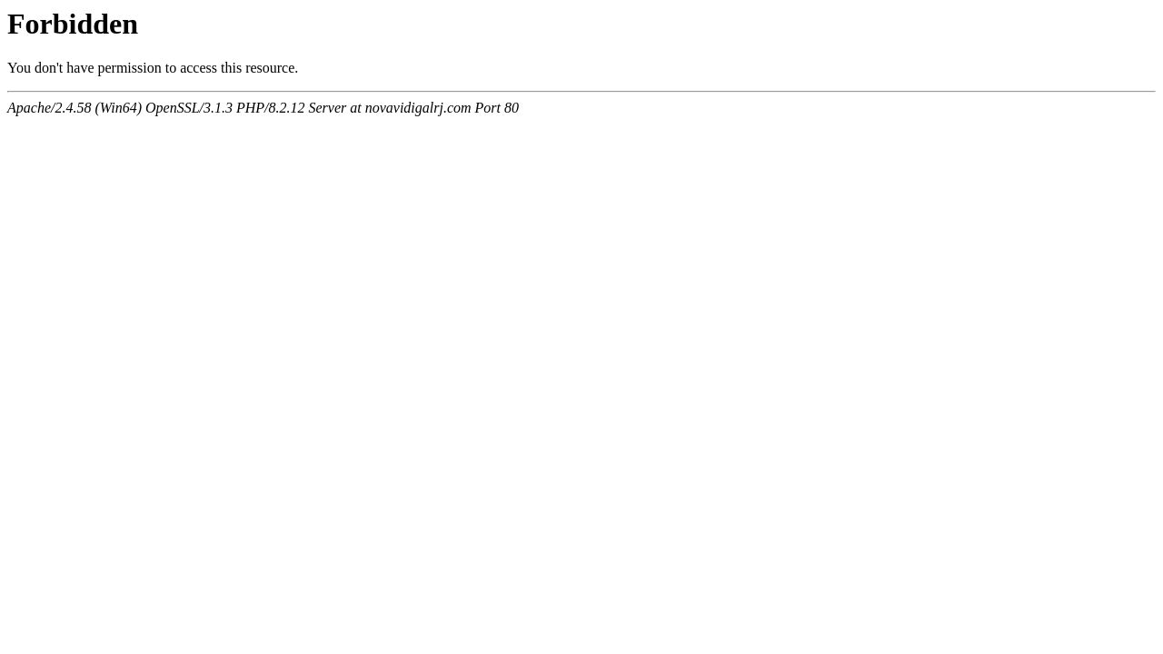 Screenshot of Novavidigalrj.com