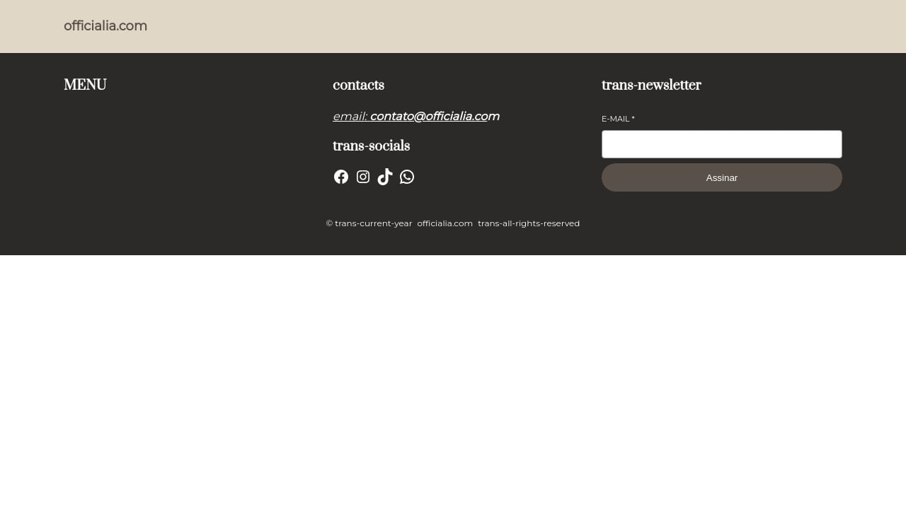 Screenshot of Officialia.com