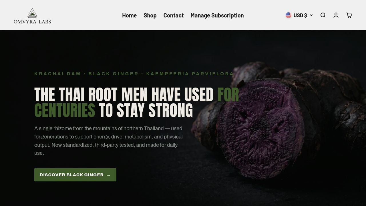 Screenshot of Omvyralabs.co