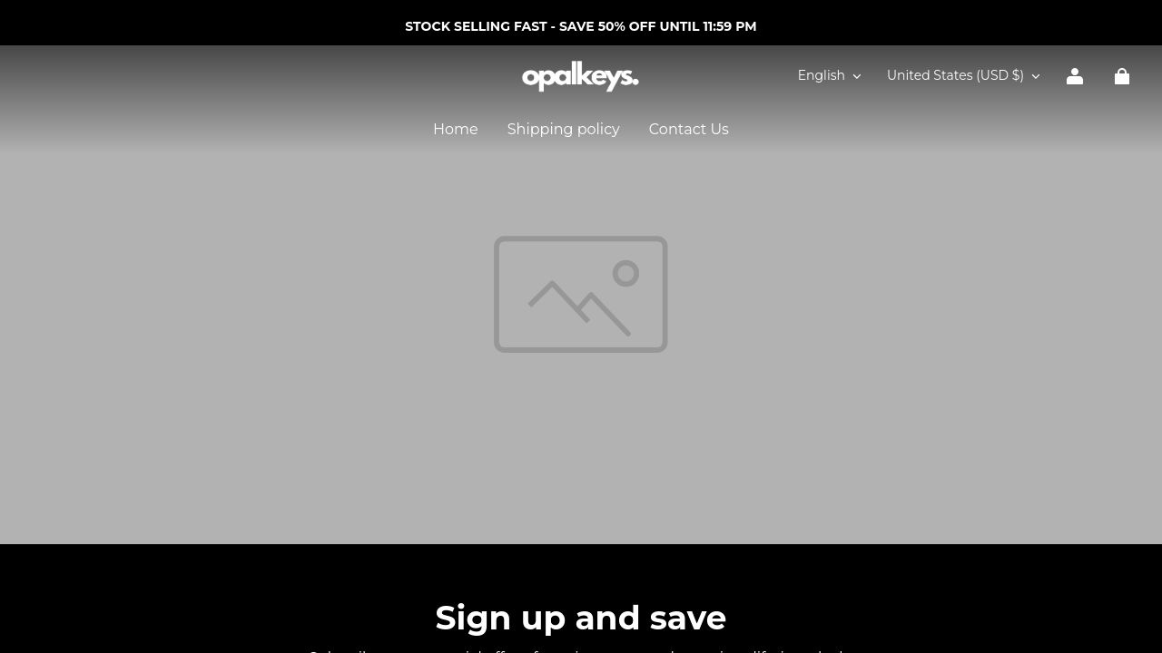 Screenshot of Opalkeys.com
